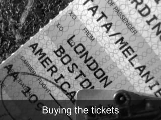Buying the tickets