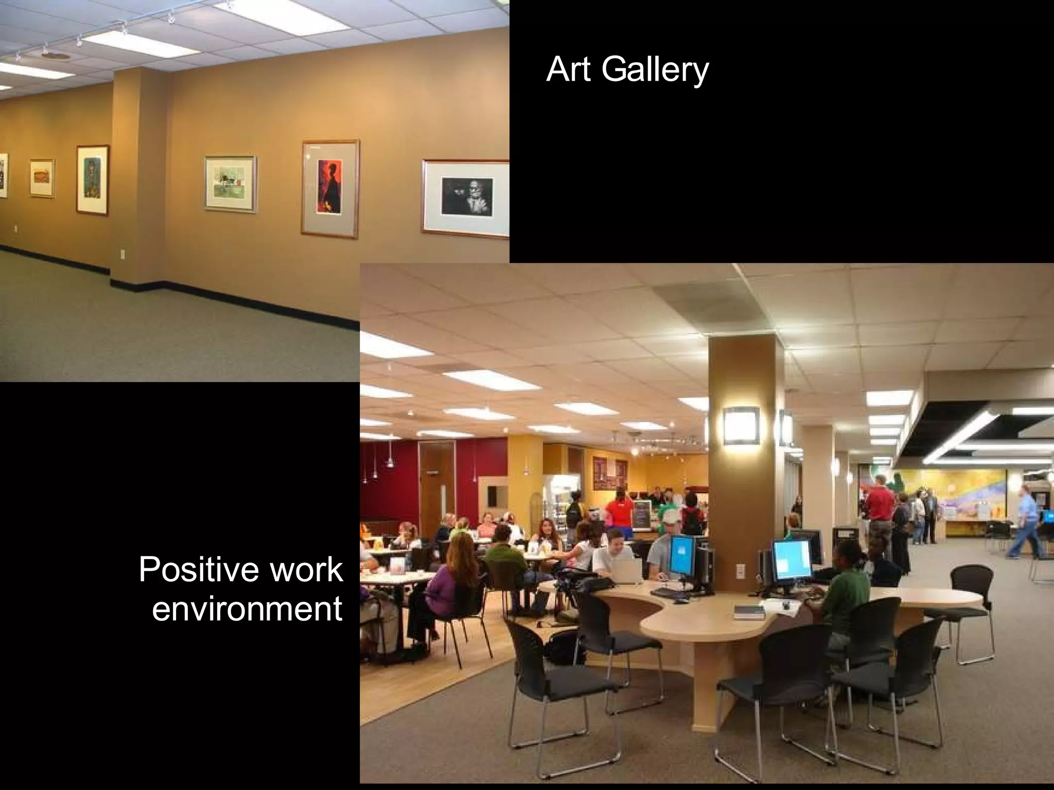 Art Gallery Positive work environment 