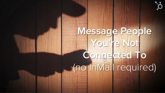 connected re message linkedin