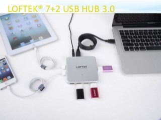 IF You Are Finding A USB HUB,Try To Look At LOFTEK® Inet SV720 7 Ports Hub + 2 Charging Ports
