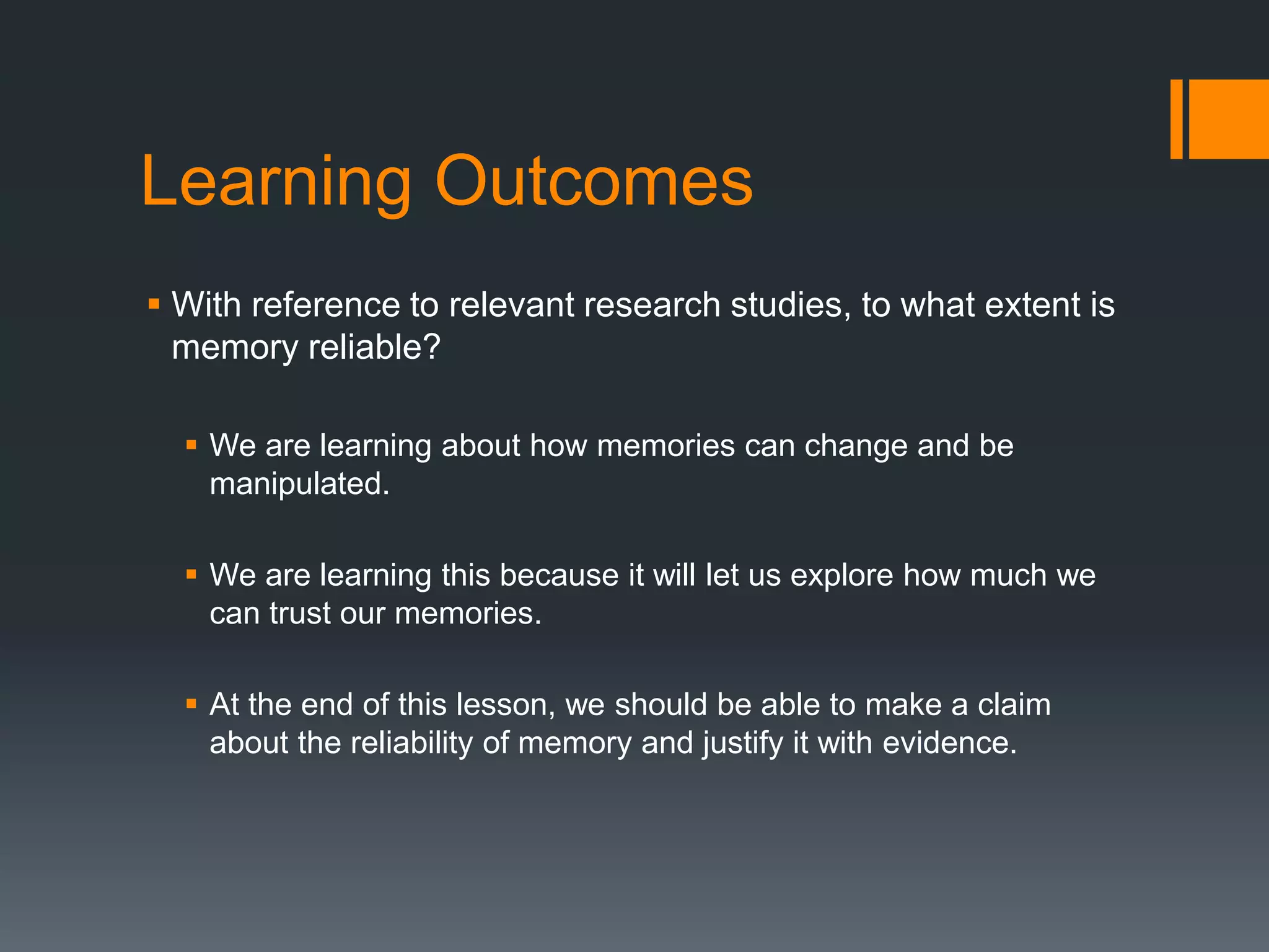 Loftus and memory pp | PPTX