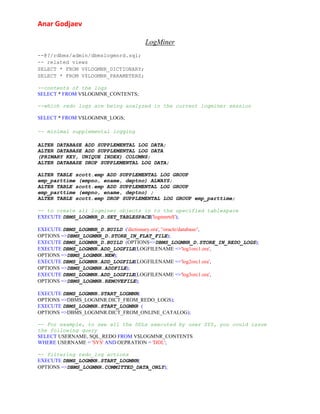 Logminer