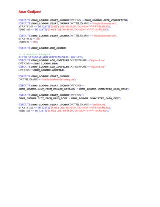 Logminer