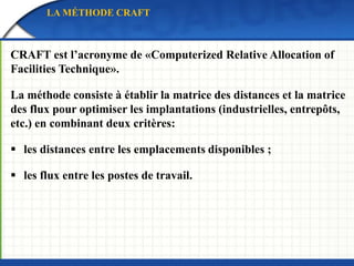 Transport combiné : désigne l'emploi successif de plusieurs
modes de transport ;
Transport multimodal : acheminement d’une marchandise
empruntant deux modes de transport différents ou plus ;
Transport intermodal : acheminement d’une marchandise
utilisant deux modes de transport dans la même unité de
chargement, et sans empotage ni dépotage.;
Ferroutage : transport combiné rail-route ;
Caisse mobile : une unité de transport intermodal (UTI) utilisée
généralement en transport terrestre (rail-route) ;
TRANSPORT ET RÉSEAU DE DISTRIBUTION
LES MODES D’ACHEMINEMENT
 