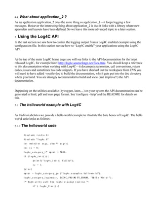 Log4c developersguide | PDF