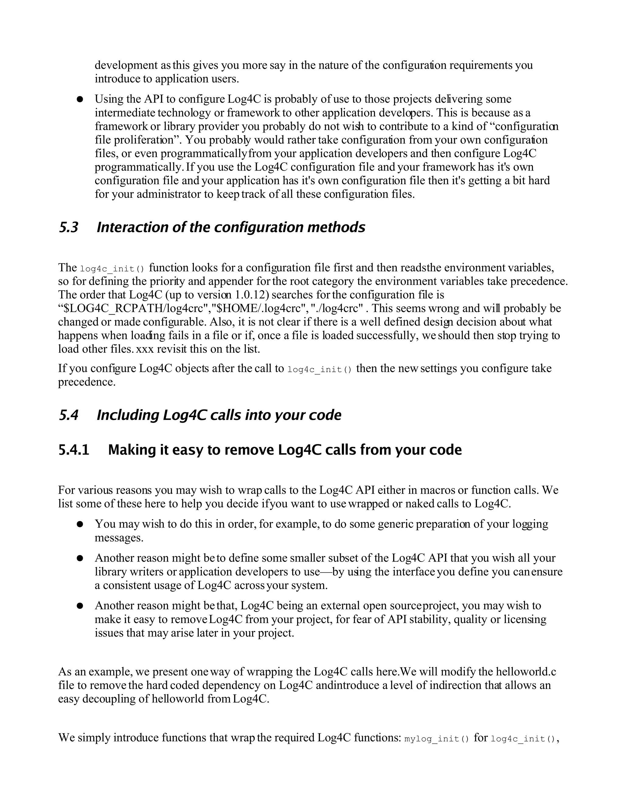 Log4 C Developers Guide
