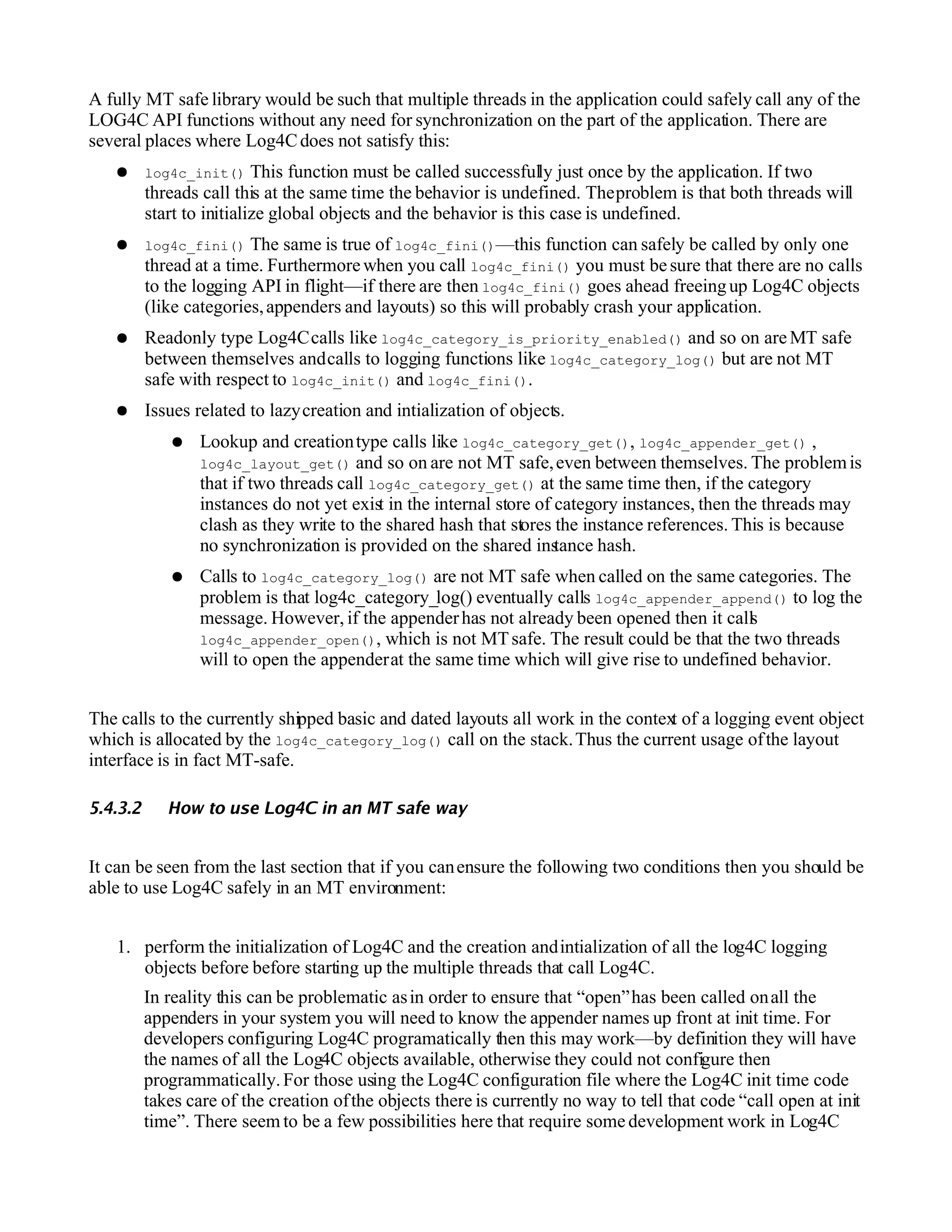 Log4 C Developers Guide