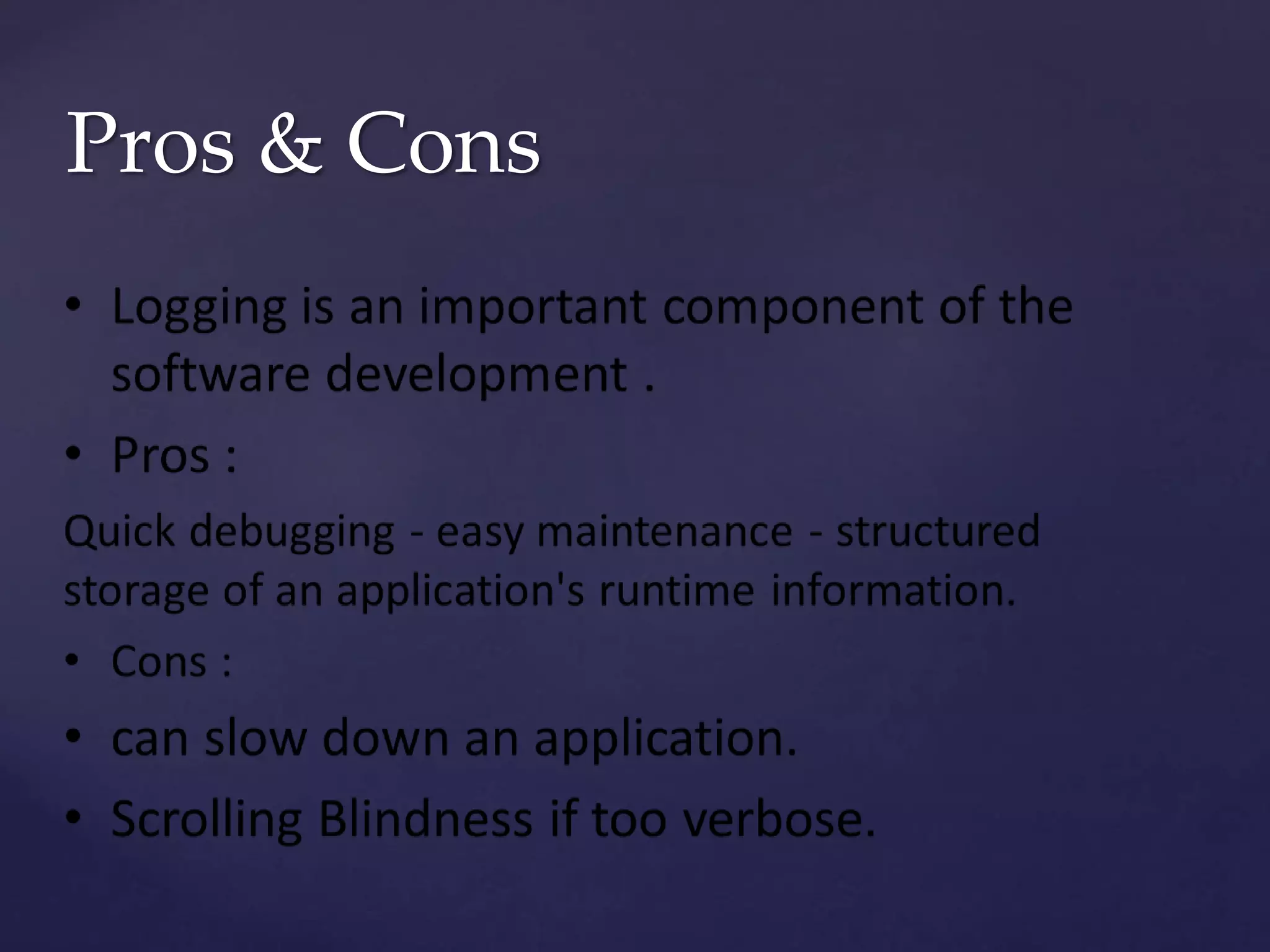 Pros & Cons 