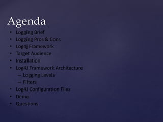 Log4j slideshare | PPTX