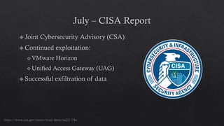 https://www.cisa.gov/uscert/ncas/alerts/aa22-174a
 