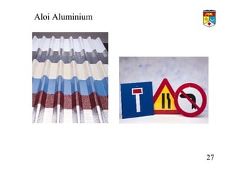 Aloi Aluminium
27
 