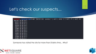 Let's check our suspects...
13
Someone has visited the site for more than 8 lakhs time... Why?
 