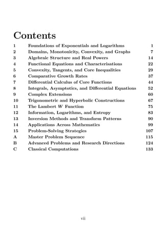 Exponentials and Logarithms: The Deep Tools We Barely Teach | PDF