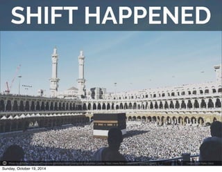 Photo by @ifatma. - Creative Commons Attribution-NonCommercial-ShareAlike License https://www.flickr.com/photos/10565597@N00 Created with Haiku Deck 
Sunday, October 19, 2014 
 