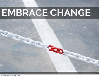 Photo by Thomas Leth-Olsen - Creative Commons Attribution-ShareAlike License https://www.flickr.com/photos/54712044@N03 Created with Haiku Deck 
Sunday, October 19, 2014 
 