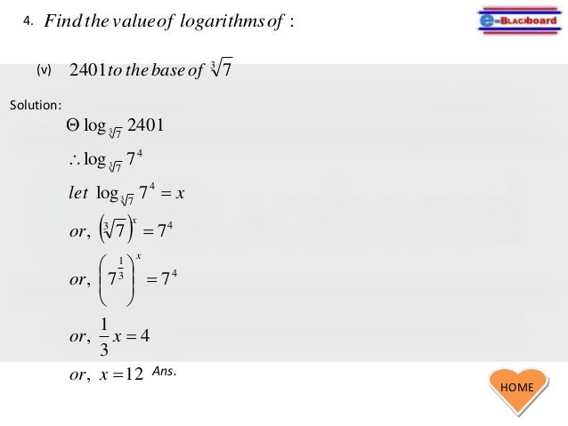 Logarithm