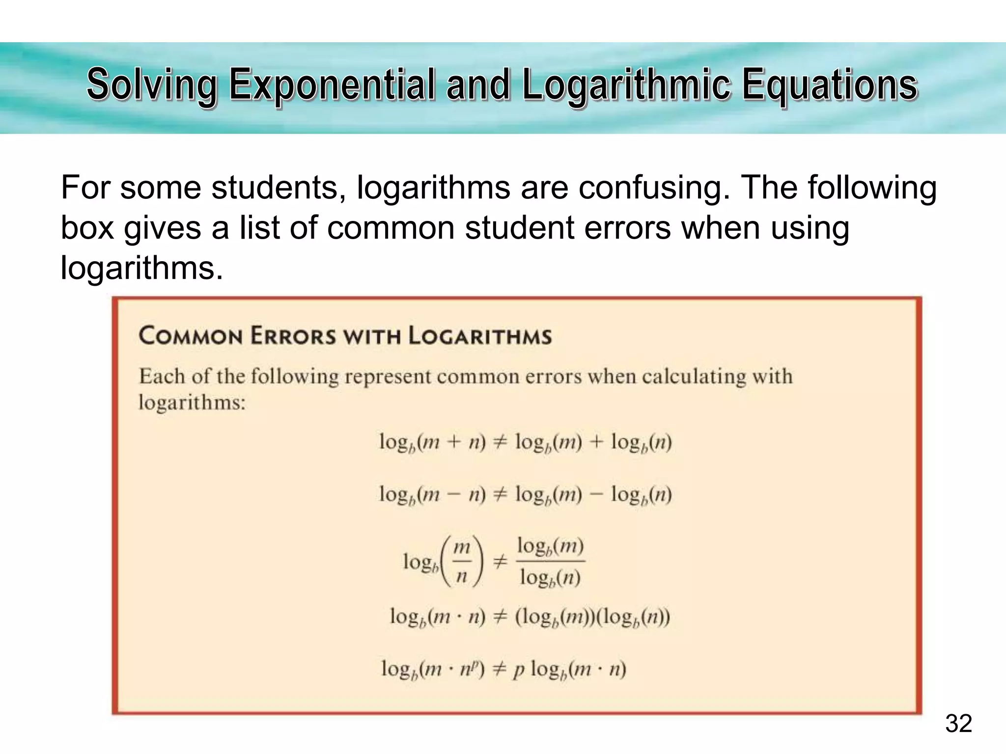 LOGARITHMIC AND EXPONENTIAL FUNCTIONS.ppt