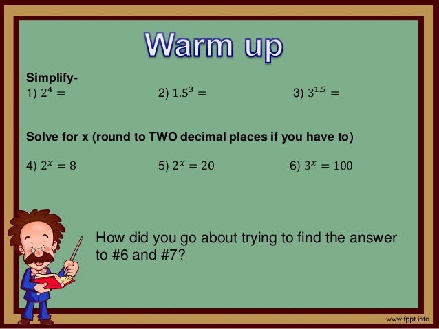Logarithm Lesson