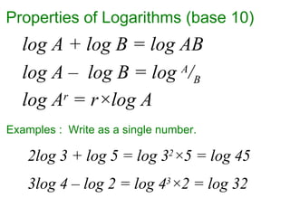 Logarithms | PPT