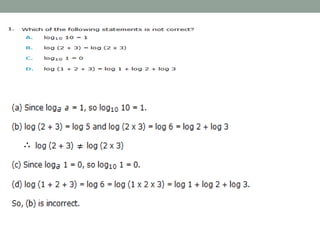 Logarithms | PPTX
