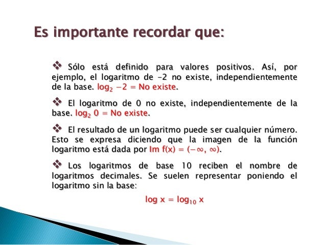 3 log2=0 definición aplicaciones propiedades Logaritmos 3 log2=0 definición aplicaciones propiedades Logaritmos