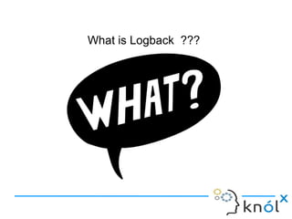 What is Logback ???
 
