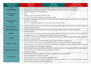 Comprehensive Guide to Therapeutic Drug Classes and Usage Guidelines | PDF