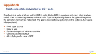 Александр Куцан: "Static Code Analysis in C++" | PPTX | Computer ...