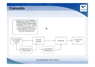 Conceito




           Log. Empresarial - Bruno Gomes
 