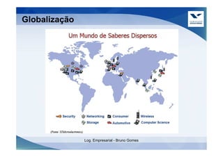 Globalização




               Log. Empresarial - Bruno Gomes
 