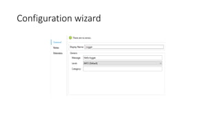 Configuration wizard
 
