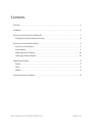 Logger Brute Force Attack Detection Security Use Case User's Guide | PDF