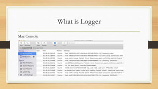 Logging your node.js application | PPSX