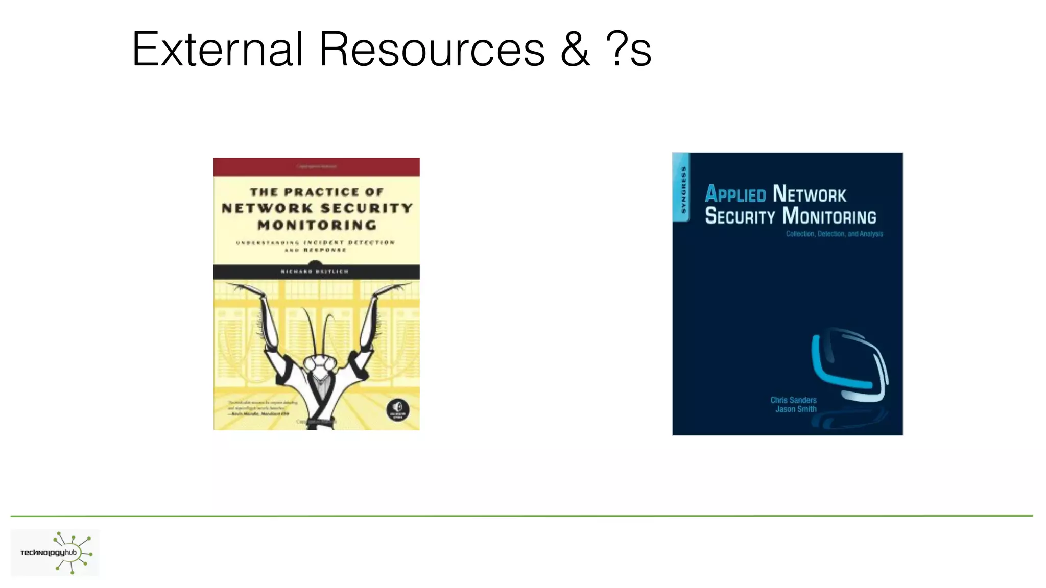 External Resources & ?s
 