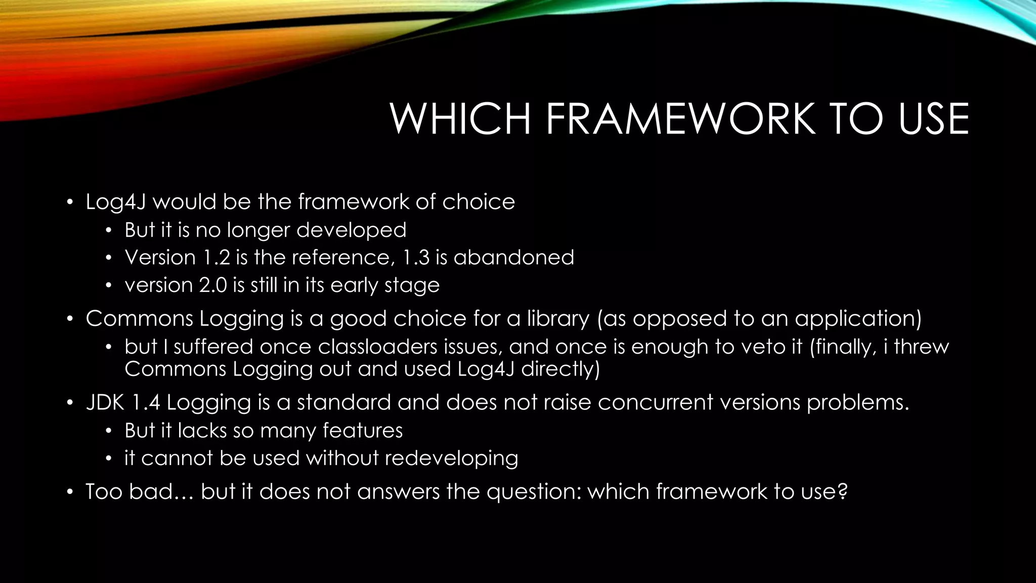Java Logging | PPT