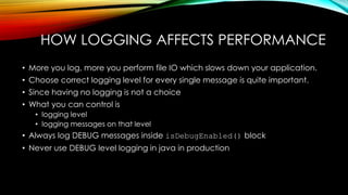 Java Logging | PPTX
