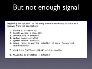 But not enough signal
 