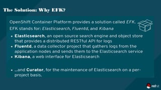 The Solution: Why EFK?
 