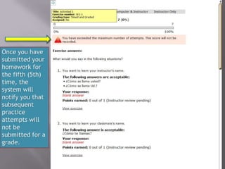 Understanding the Books.Quia Homework 2012