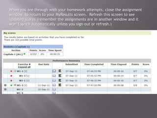 Understanding the Books.Quia Homework 2012