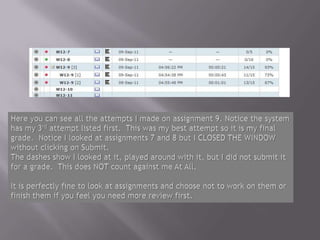 Understanding the Books.Quia Homework 2012