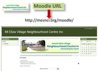 Moodle URL

http://mevnci.org/moodle/




         Step 1: go to
 