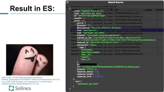Copyright 2014 Solinea, Inc.
Result in ES:
photo credit: <a href="http://www.flickr.com/photos/
calamity_photography/4778766879/">Www.CourtneyCarmody.com/</a>
via <a href="http://photopin.com">photopin</a> <a href="http://
creativecommons.org/licenses/by/2.0/">cc</a>
 