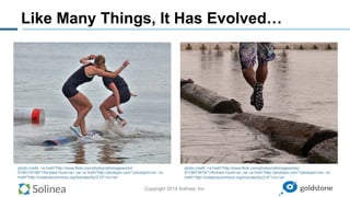 Copyright 2014 Solinea, Inc.
Like Many Things, It Has Evolved…
photo credit: <a href="http://www.flickr.com/photos/rahimageworks/
9196119199/">Richard Hurd</a> via <a href="http://photopin.com">photopin</a> <a
href="http://creativecommons.org/licenses/by/2.0/">cc</a>
photo credit: <a href="http://www.flickr.com/photos/rahimageworks/
9179873919/">Richard Hurd</a> via <a href="http://photopin.com">photopin</a> <a
href="http://creativecommons.org/licenses/by/2.0/">cc</a>
 