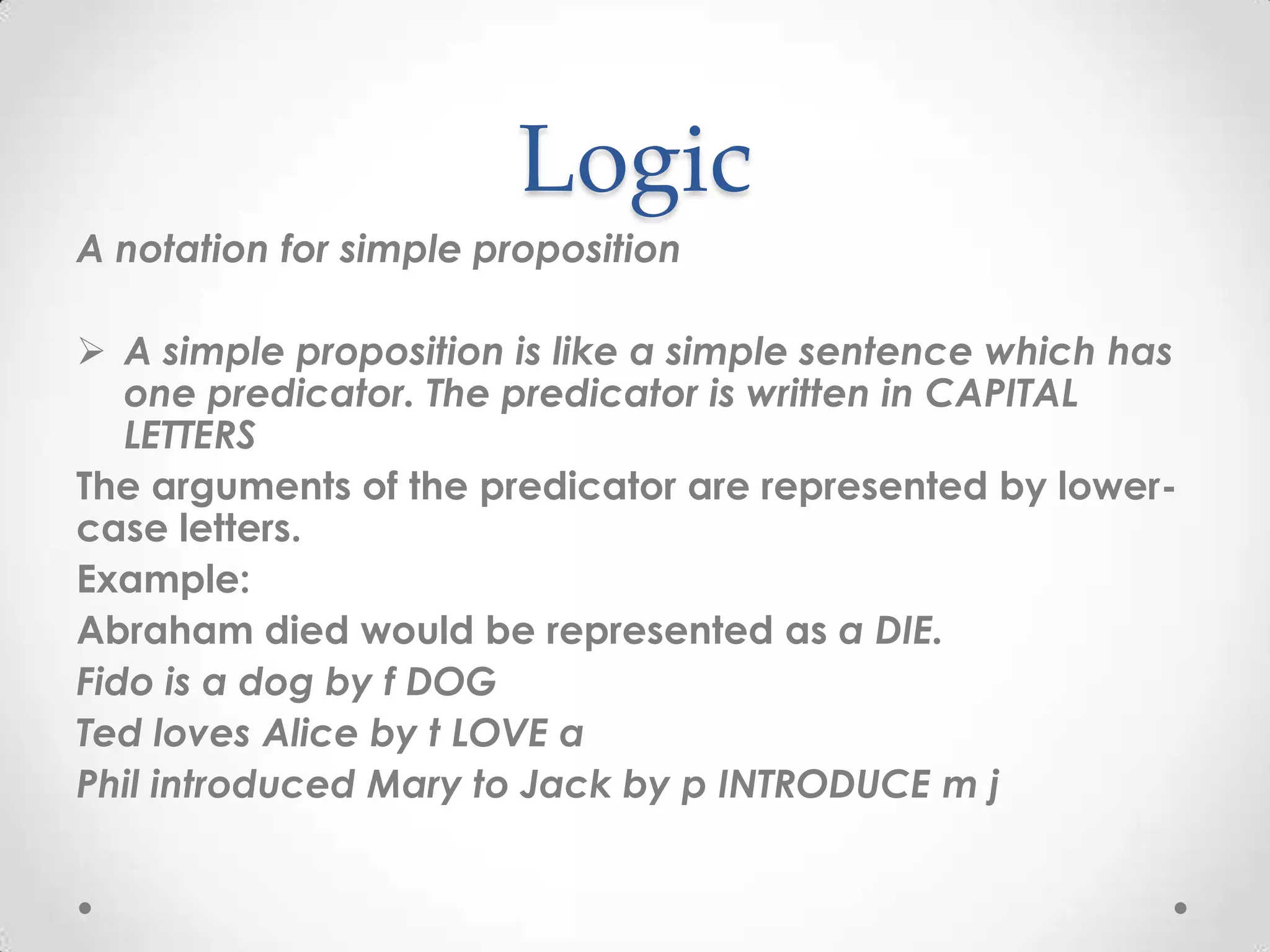 Calculations:LogicIf hunger is alleviated by eating food and cheese is food, then hunger is alleviated by eating cheese.If then hunger is alleviated by eating cheese, then my  own hunger would be alleviated by eating this piece of cheese in front of me, andEating this piece of cheese would alleviate my hunger, and my goal is to alleviate my hunger, so therefore eating this piece of cheese would achieve my goal.