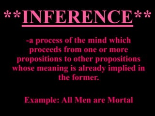 Reasoning And Inference Reasoning & Inference | PPTX