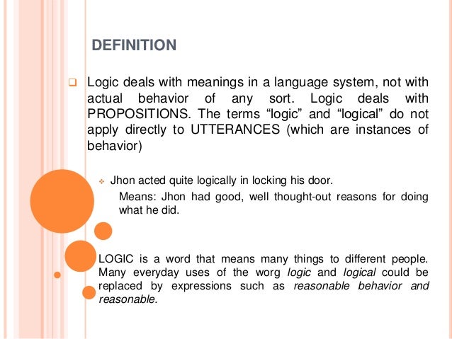 Logic, What is It Good For? - Philosophy News