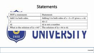 Comprehensive Introduction to Logic: Statements, Conditionals, and ...