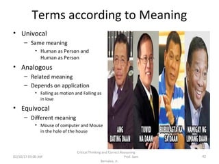 Logic: Critical Thinking and Correct Reasoning | PPT