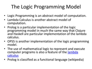 Logic Programming and ILP | PPT